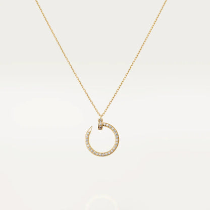 [Rose Tomorrow]JUSTE NECKLACE GOLD DIAMONDS