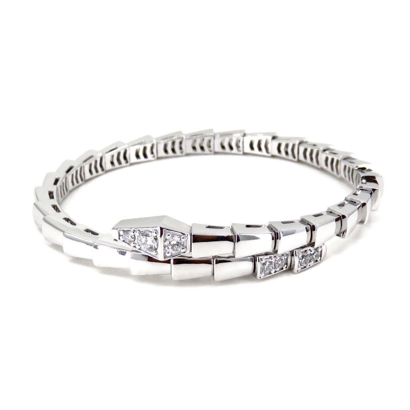 [Rose Tomorrow]SERPENTI BRACELET DIAMONDS SILVER