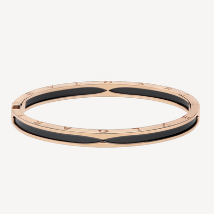 [Rose Tomorrow]ZERO 1 PINK GOLD WITH BLACK CERAMIC BRACELET