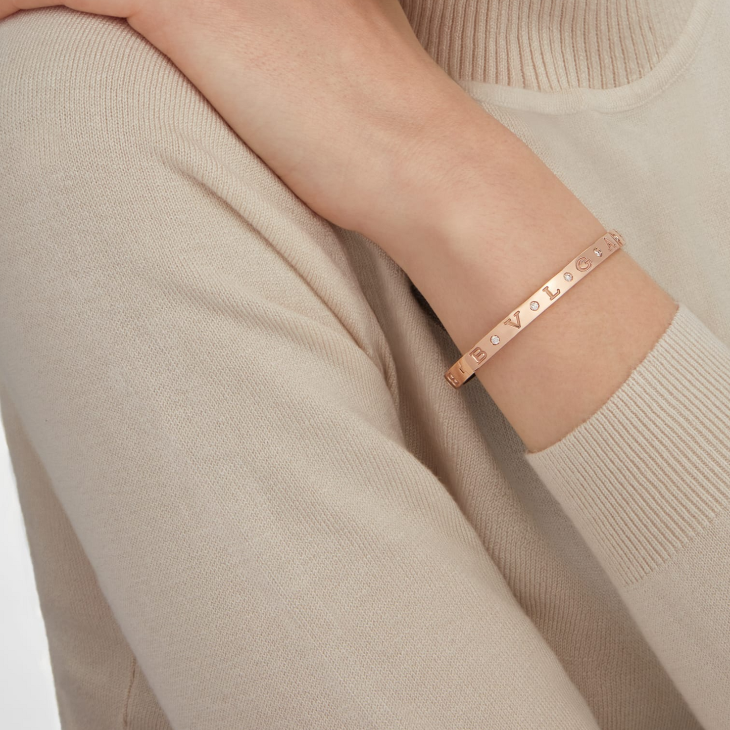 [Rose Tomorrow]ZERO 1 PINK GOLD 12 DIAMONDS BRACELET