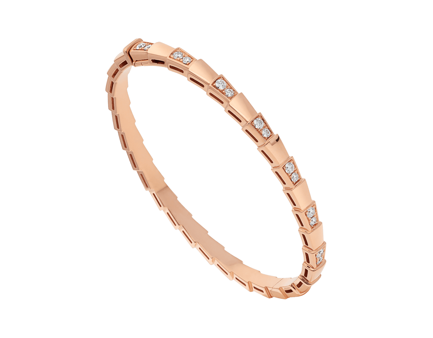 [Rose Tomorrow]SERPENTI SMALL BRACELET PINK GOLD DIAMOND