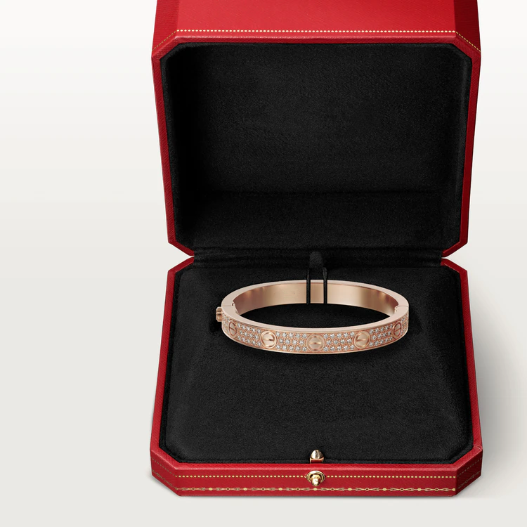 [Rose Tomorrow]LOVE BRACELET 6.1MM DIAMOND-PAVED