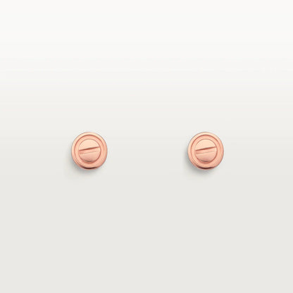 [Rose Tomorrow]LOVE EARRINGS PINK GOLD 10MM