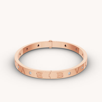 [Rose Tomorrow]ZERO 1 PINK GOLD 12 DIAMONDS BRACELET