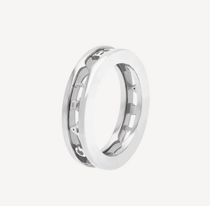 [Rose Tomorrow]ZERO 1 ONE-BAND WITH OPENWORK LOGO SPIRAL RING