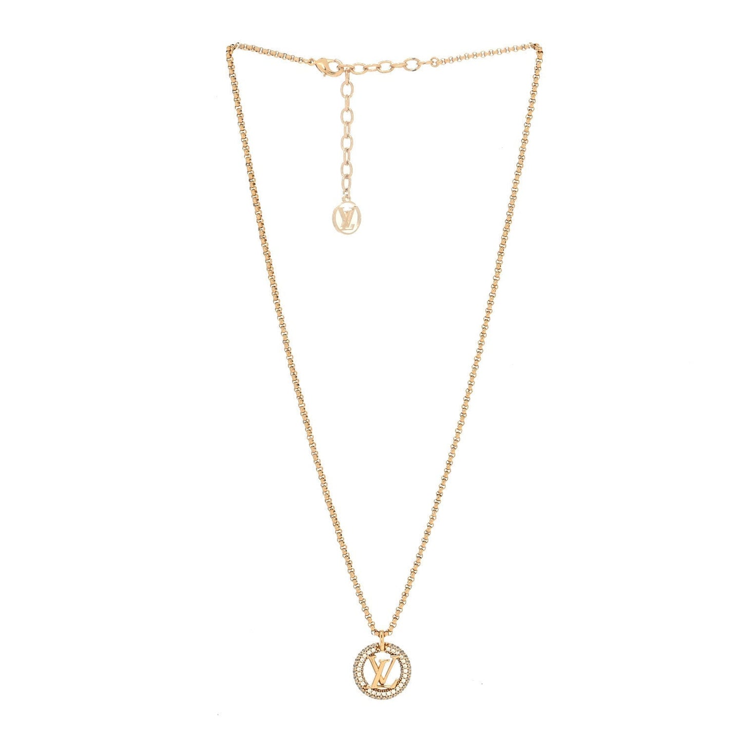 [Rose Tomorrow] BY NIGHT DIAMOND PAVED NECKLACE