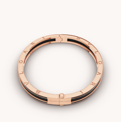 [Rose Tomorrow]ZERO 1 PINK GOLD WITH MATTE BLACK CERAMIC BRACELET