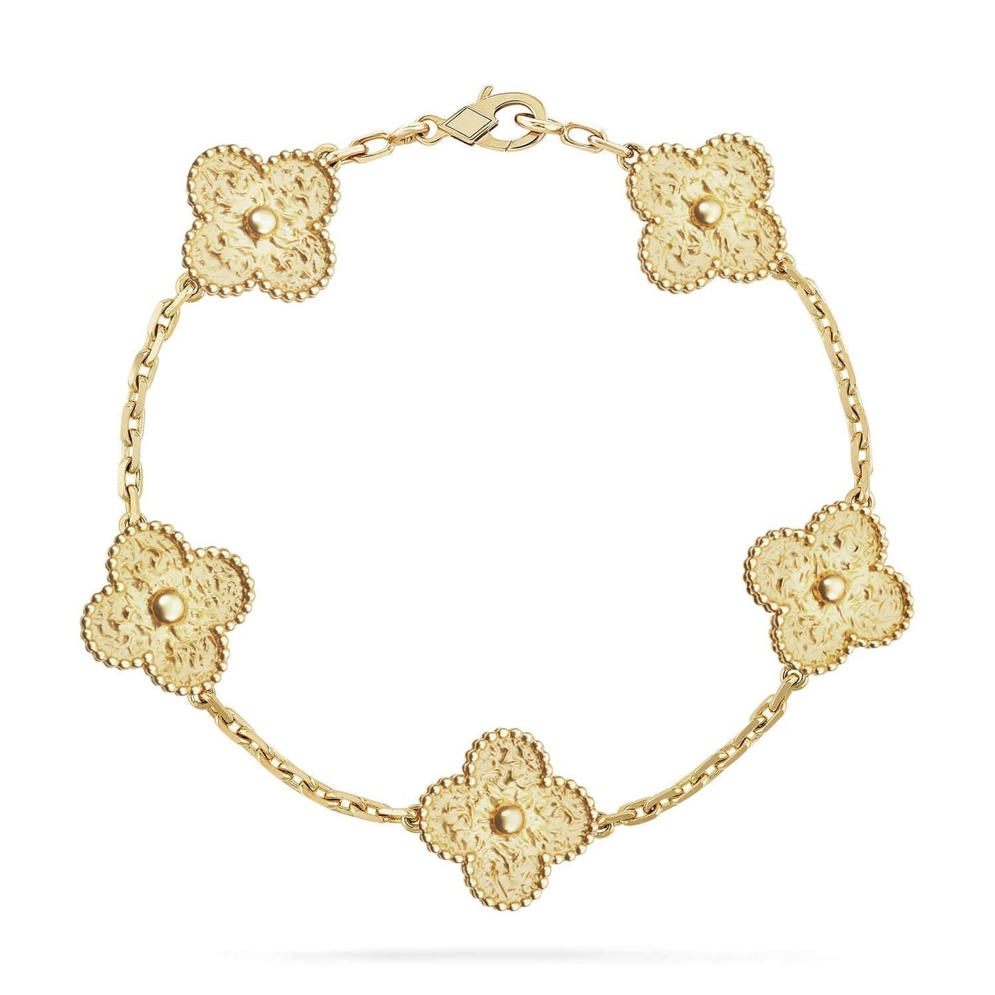 [Rose Tomorrow]CLOVER 5 MOTIFS BRONZING BRACELET