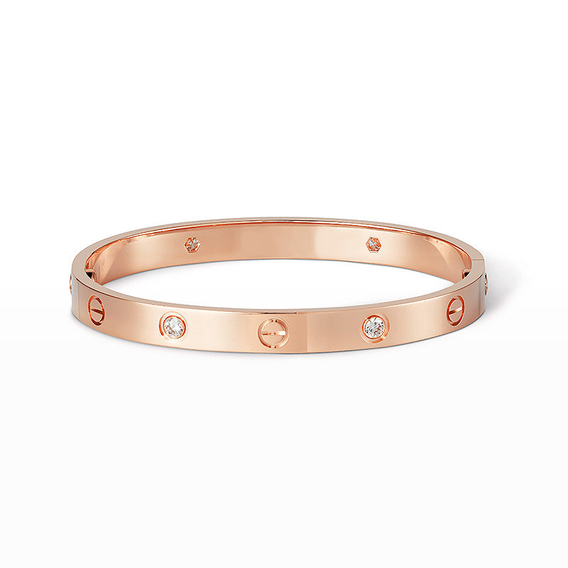 [Rose Tomorrow ]LOVE BRACELET 6.1MM 4 DIAMONDS