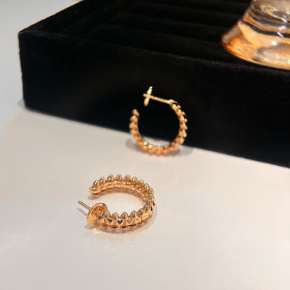 [Rose Tomorrow]CLASH SMALL HOOP EARRINGS