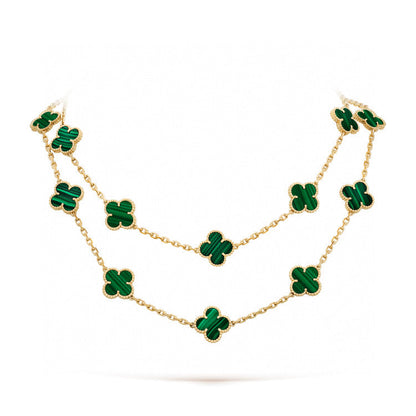 [Rose Tomorrow]CLOVER 20 MOTIFS MALACHITE GOLD