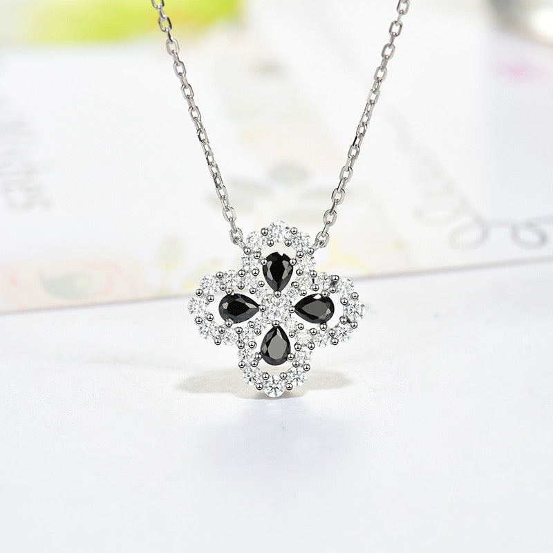 [Rose Tomorrow]LOOP NECKLACE FULL MOTIF DIAMOND 16MM MULTIPLE COLORS