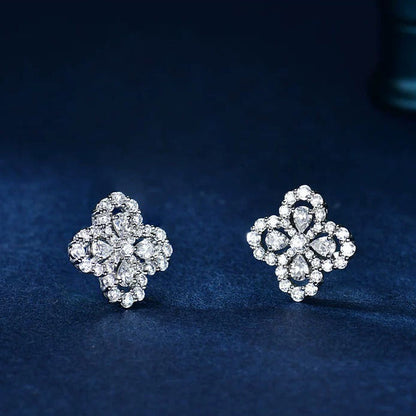 [Rose Tomorrow]LOOP EARRINGS FULL MOTIF DIAMOND 16MM