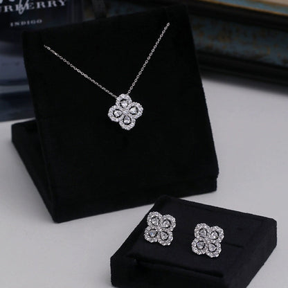 [Rose Tomorrow]LOOP NECKLACE FULL MOTIF DIAMOND COMBINATION