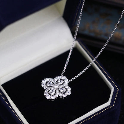 [Rose Tomorrow]LOOP NECKLACE FULL MOTIF DIAMOND COMBINATION