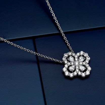 [Rose Tomorrow]LOOP NECKLACE FULL MOTIF DIAMOND COMBINATION