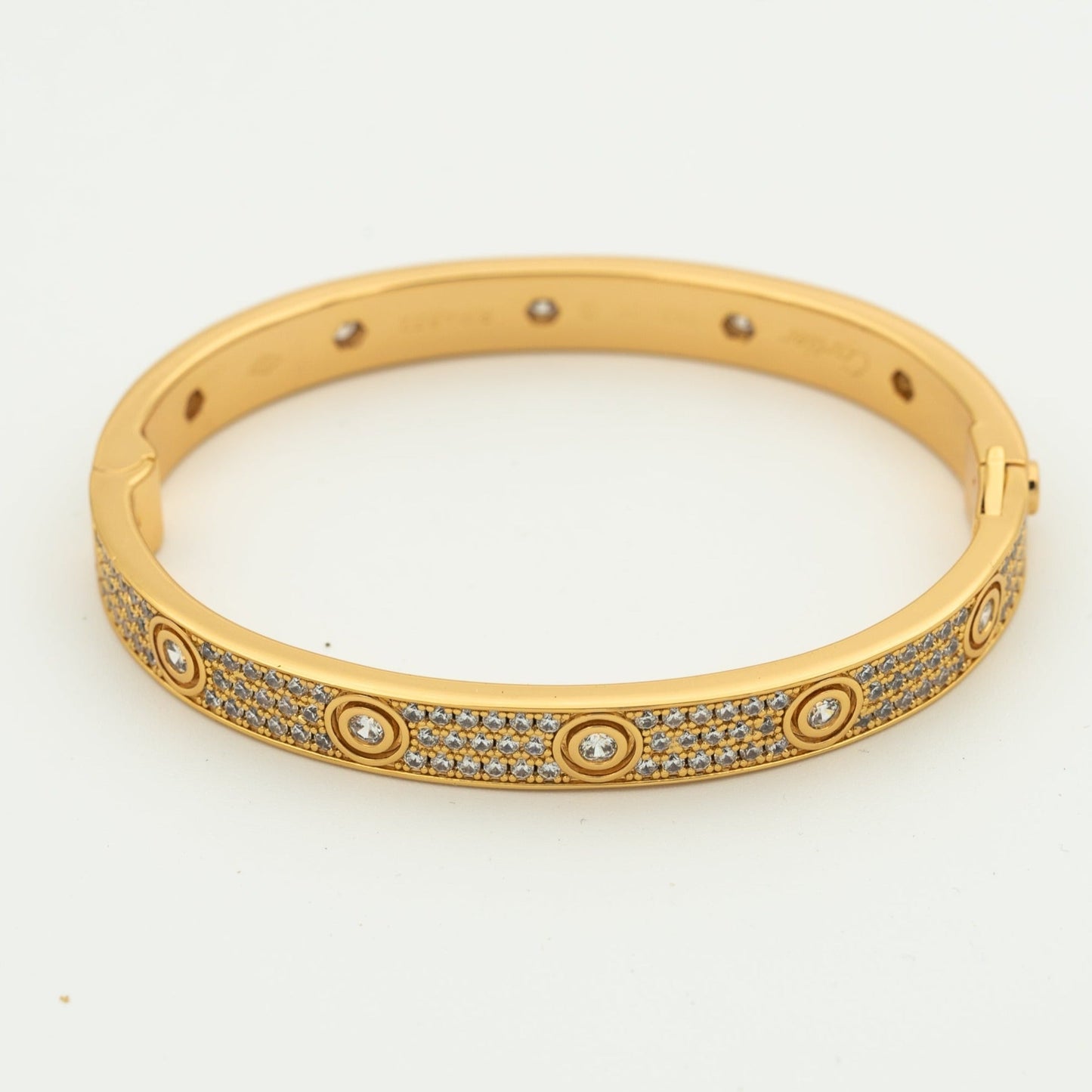 [Rose Tomorrow]LOVE BRACELET 6.1MM DIAMOND-PAVED 10 BIG DIAMONDS