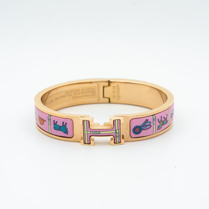 [Rose Tomorrow]H PINK GOLD BRACELET PINK CERAMIC