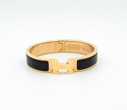 [Rose Tomorrow]H BLACK BRACELET