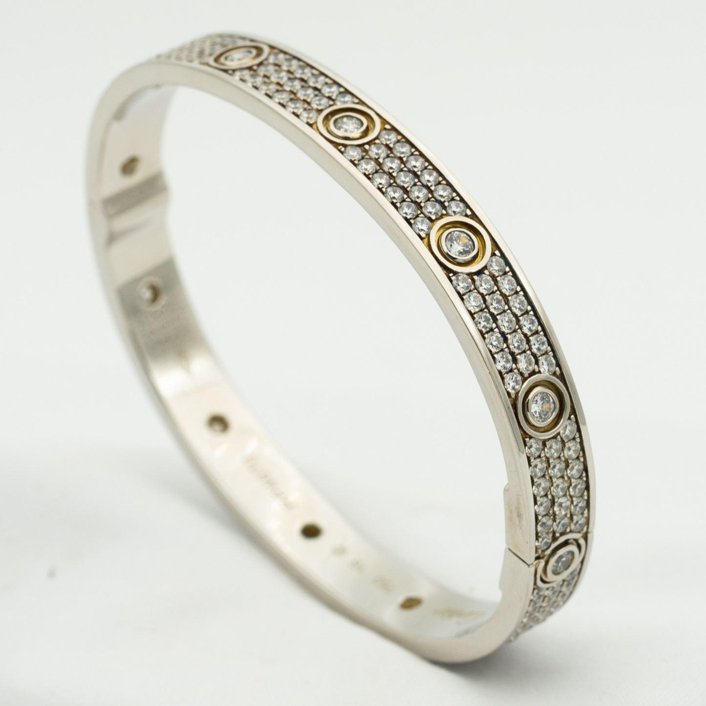 [Rose Tomorrow]LOVE BRACELET 6.1MM DIAMOND-PAVED 10 BIG DIAMONDS