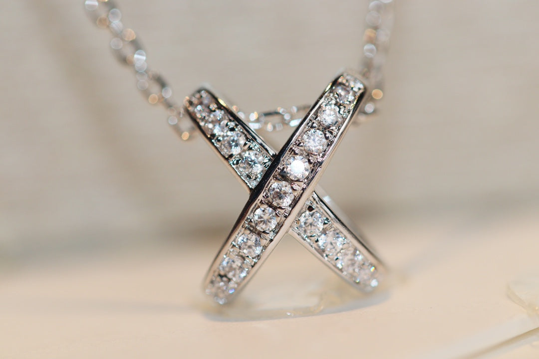 [Rose Tomorrow]JEUX DE DIAMOND NECKLACE