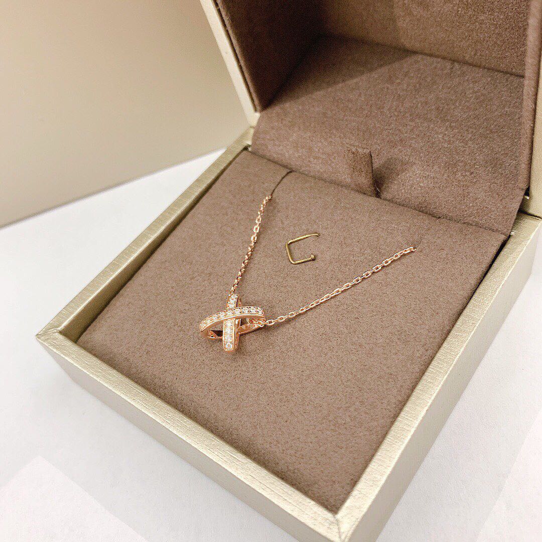 [Rose Tomorrow]JEUX DE DIAMOND NECKLACE