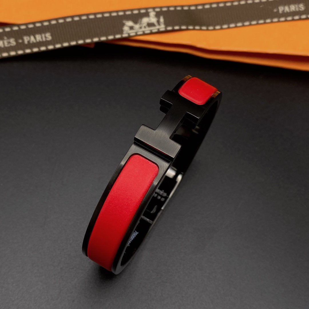 [Rose Tomorrow]CLIC HM SO BLACK RED BRACELET