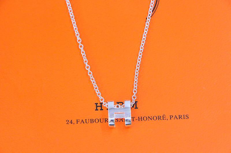 [Rose Tomorrow]HM NECKLACE H LETTER OVAL SERIES