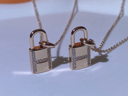 [Rose Tomorrow]HM ADVANCED NICHE LOCK HEAD NECKLACE DIAMONDS