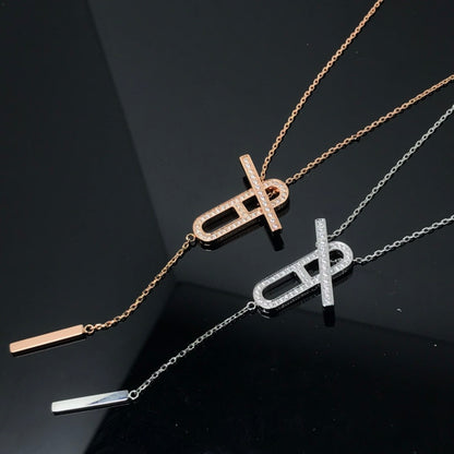 [Rose Tomorrow]HM NECKLACE PLATINUM ROSE GOLD DIAMOND