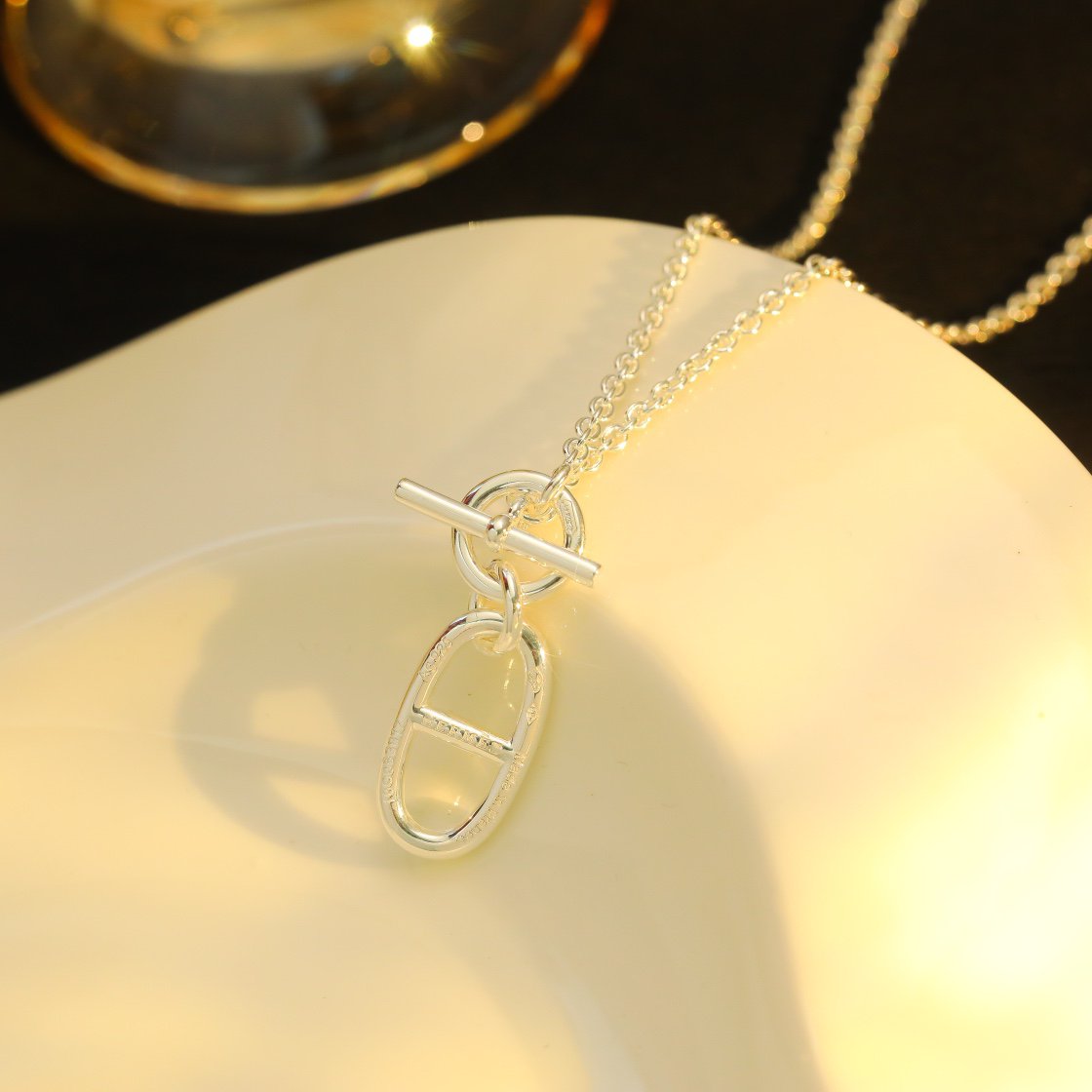 [Rose Tomorrow]HM CHAINE D'ANCRE PENDANT NECKLACE STERLING SILVER