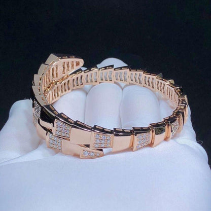 [Rose Tomorrow]SERPENTI WIDE BRACELET PINK GOLD DIAMOND