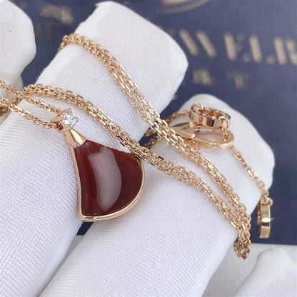 [Rose Tomorrow]DREAM NECKLACE CARNELIAN 1 DIAMOND