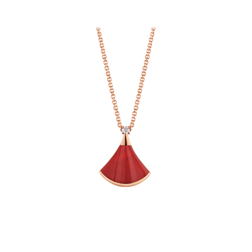 [Rose Tomorrow]DREAM NECKLACE CARNELIAN 1 DIAMOND