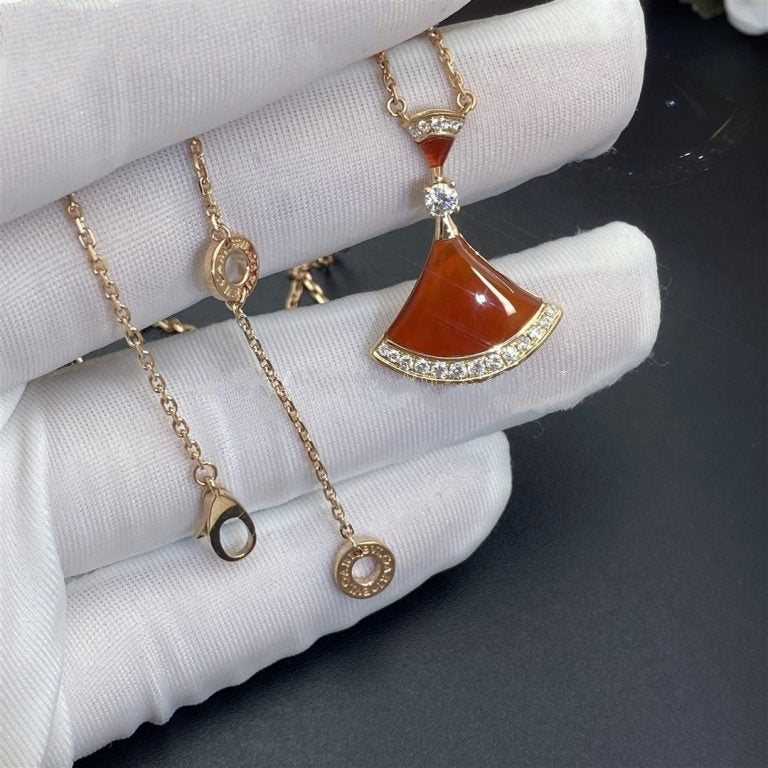 [Rose Tomorrow]DREAM NECKLACE CARNELIAN DIAMOND