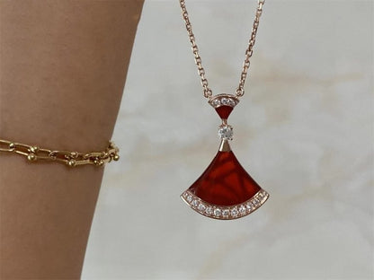 [Rose Tomorrow]DREAM NECKLACE CARNELIAN DIAMOND