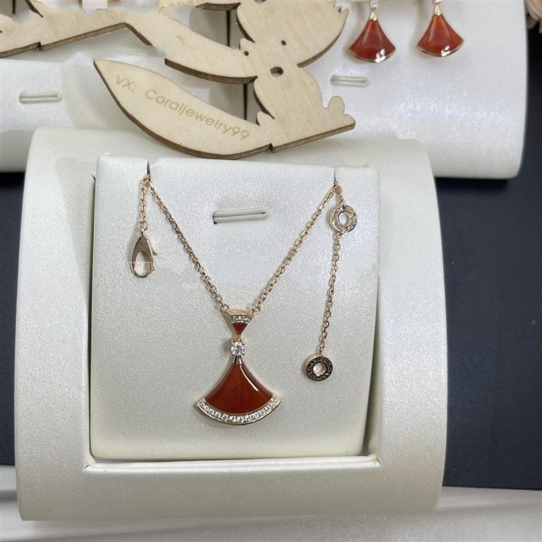 [Rose Tomorrow]DREAM NECKLACE CARNELIAN DIAMOND