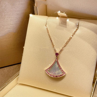 [Rose Tomorrow]DREAM NECKLACE MOP DIAMOND PINK