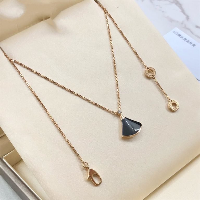 [Rose Tomorrow]DREAM NECKLACE ONYX 1 DIAMOND