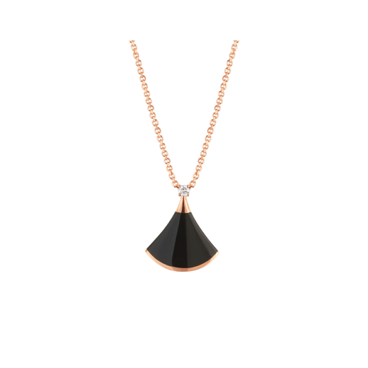 [Rose Tomorrow]DREAM NECKLACE ONYX 1 DIAMOND