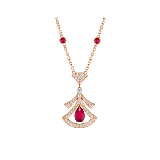 [Rose Tomorrow]DREAM NECKLACE CARNELIAN DIAMOND PINK GOLD