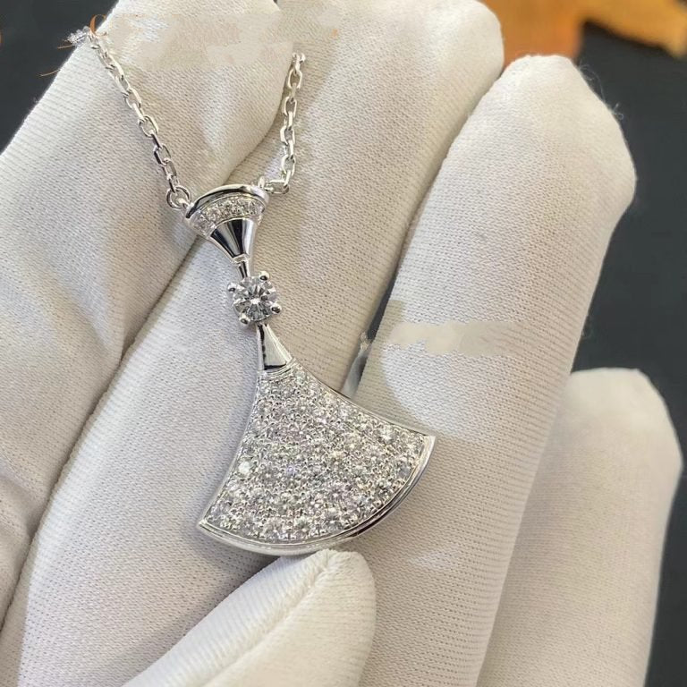 [Rose Tomorrow]DREAM NECKLACE SILVER FULL DIAMOND