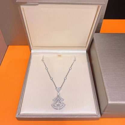 [Rose Tomorrow]DREAM NECKLACE WHITE DIAMOND SILVER