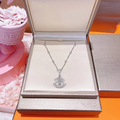 [Rose Tomorrow]DREAM NECKLACE WHITE DIAMOND SILVER