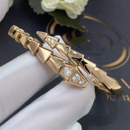 [Rose Tomorrow]SERPENTI BRACELET DIAMONDS PINK GOLD