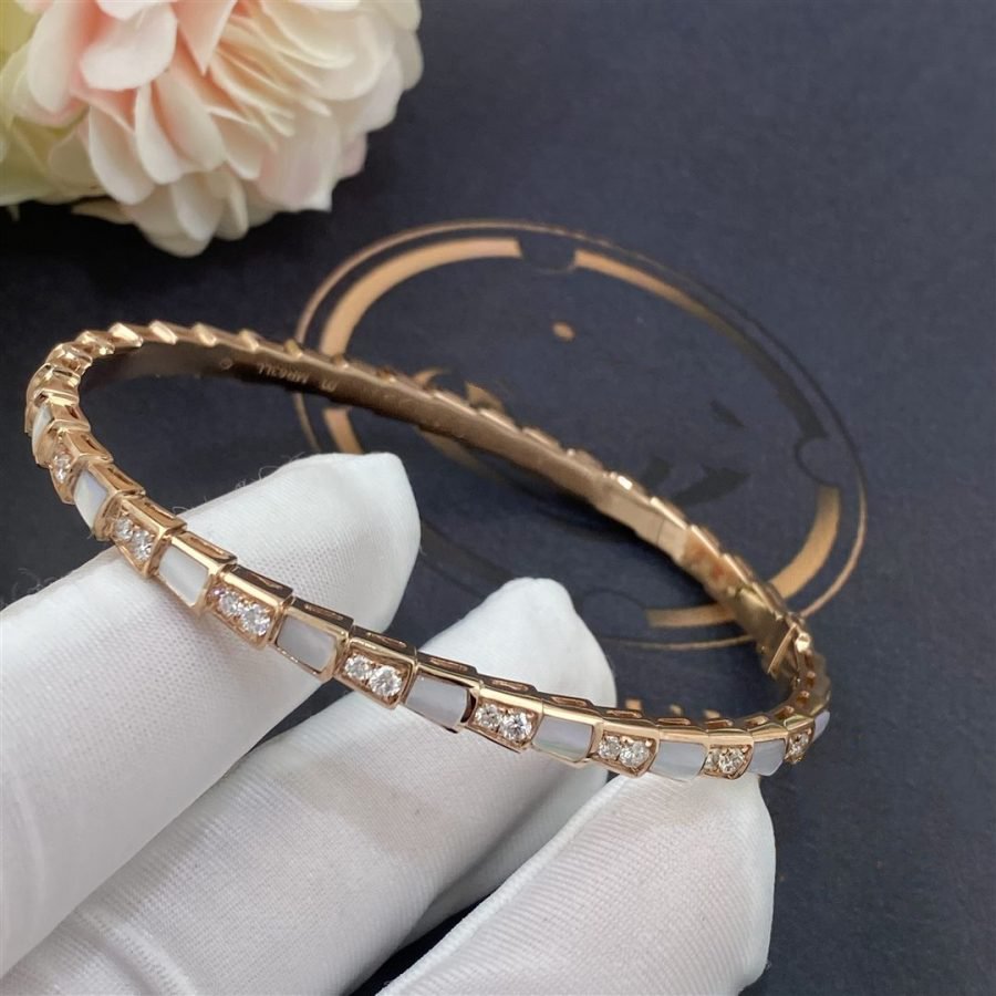 [Rose Tomorrow]SERPENTI BRACELET PINK GOLD MOP DIAMOND