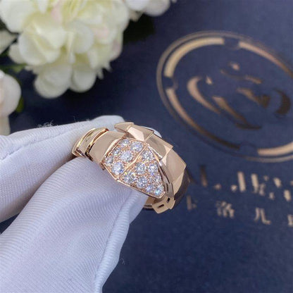 [Rose Tomorrow]SERPENTI RING PINK GOLD DIAMOND