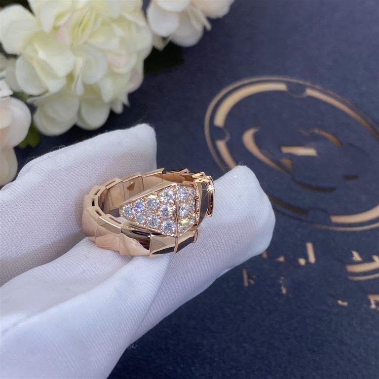 [Rose Tomorrow]SERPENTI RING PINK GOLD DIAMOND