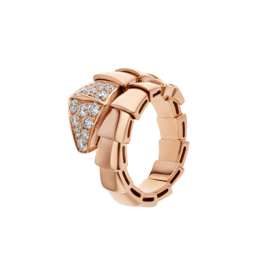 [Rose Tomorrow]SERPENTI RING PINK GOLD DIAMOND