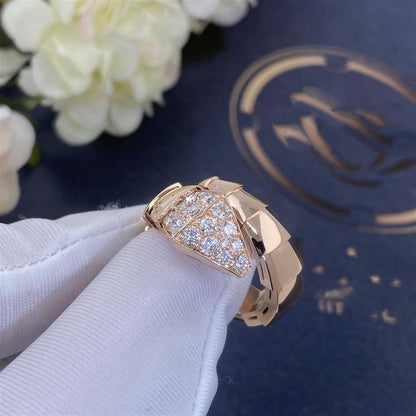 [Rose Tomorrow]SERPENTI RING PINK GOLD DIAMOND